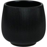 KDMD Matt Black Hortus Lisbon Pot 12.5x13cm 2 Pack | Size: 12.5x13 cm