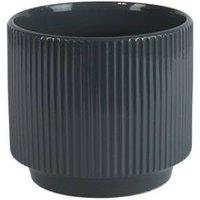 KDMD Glossy Grey Hortus Tokyo Pot 16x14cm 2 Pack | Size: 16x14 cm