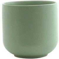 KDMD Hortus Havana Matt Sage Ceramic Pot 15cm 2 Pack in Light Green