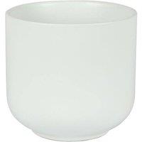 KDMD Hortus Havana Matt White Ceramic Pot 15cm 2 Pack