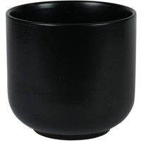 KDMD Hortus Havana Matt Black Ceramic Pot 15cm 2 Pack