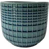 KDMD Hortus Blue Green Braga Pot 11.5cm H x 11.5cm Dia 2 Pack