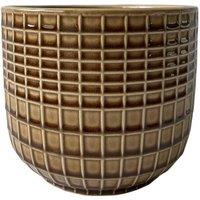 KDMD Hortus Brown Braga Pot 11.5cm H x 11.5cm Dia 2 Pack