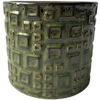 KDMD Hortus Olive Green Evora Pot 11cm H x 11cm Dia 2 Pack