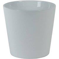 KDMD Hortus Vienna Glossy White Ceramic Pot 15cm 2 Pack