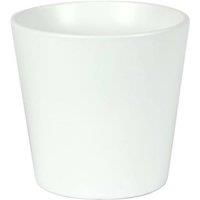 KDMD Hortus Vienna Matt White Ceramic Pot 15cm 2 Pack