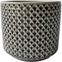KDMD Hortus Almada Pot 10.5x11cm 2 Pack in Grey | Size: 10.5x11 cm
