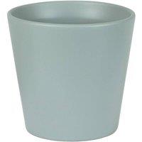 KDMD Hortus Vienna Matt Grey Ceramic Pot 15cm 2 Pack