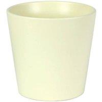 KDMD Hortus Vienna Matt Cream Ceramic Pot 15cm 2 Pack