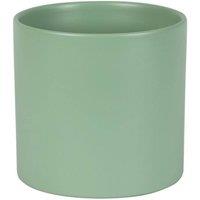KDMD Hortus Sofia Matt Sage Ceramic Pot 16cm in Light Green