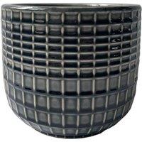 KDMD Hortus Grey Braga Pot 13cm H x 13.5cm Dia