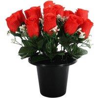 KDMD Essential Red Rose Remembrance Pot