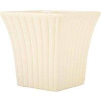 KDMD Cream Curved Fanfare Plant Pot