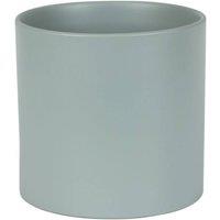 KDMD Hortus Sofia Matt Grey Ceramic Pot 17cm