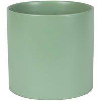 KDMD Hortus Sofia Matt Sage Ceramic Pot 17cm in Light Green