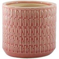 KDMD Hortus Salmon Pink Gosford Pot 14cm H x 15.5cm Dia