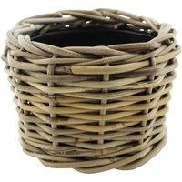 KDMD Grey Drypot Split Rattan Basket 20cm