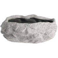 KDMD Rough Textured Grey Ceramic Planter 17.5cm