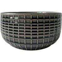 KDMD Hortus Grey Braga Pot 10cm H x 20.5cm Dia