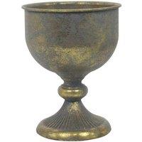 KDMD Antique Gold Creation Metal Chalice 21.5cm