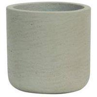 KDMD Hortus Classic Cemento Cylinder Planter - H14.5cm x 15cm - Grey | Size: 14.5 cm x 15 cm