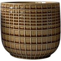 KDMD Hortus Brown Braga Pot 15cm H x 17cm Dia