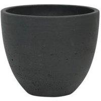 KDMD Hortus Classic Cemento Planter - H15cm x 18cm - Black | Size: 15 cm x 18 cm
