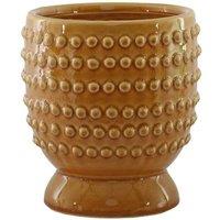 KDMD Yellow Hortus Hobart Footed Pot 15x14.5cm | Size: 15x14.5 cm