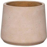 KDMD Hortus Classic Corsica Tapered Planter 14 x 16.5cm in Natural | Size: 14 x 16.5 cm