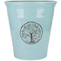KDMD Powder Blue Deluxe Plastic Planter 40cm