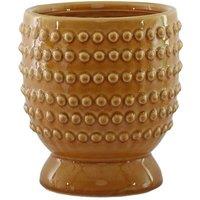 KDMD Yellow Hortus Hobart Footed Pot 20x21.5cm | Size: 20x21.5 cm