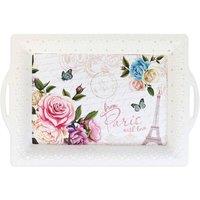 KDMD Paris Design Tray 46.6 x 29 x 5 cm 2 Pack in White