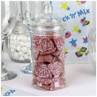 KDMD Pink Hearts with Sprinkles Candy Jar 2 Pack