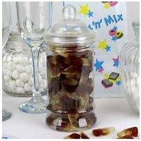 KDMD Cola Bottles Candy Jar 2 Pack Clear