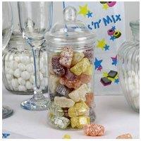 KDMD Jelly Babies Candy Jar 2 Pack Clear