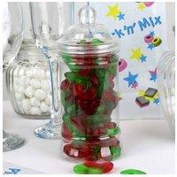 KDMD Happy Cherry Candy Jar 2 Pack Clear
