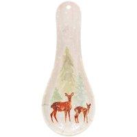 KDMD Winter Forest Spoon Rest 3 Pack in Cream