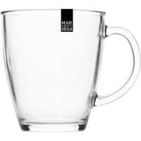 KDMD Clear Glass Mug 4 Pack Plain Mug