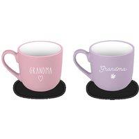 KDMD Grandma Matte Ceramic Mug 2 Pack