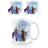 KDMD Frozen 2 Lead With Courage Mug in White
