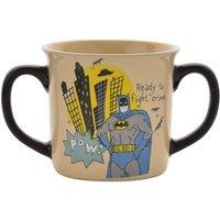KDMD Warner Bros Batman Double Handed China Mug in Light Sand