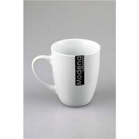 KDMD Coupe Design Ab Porcelain Mug 6 Pack in White