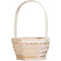 KDMD Hexagon Baskets White Brown Plastic in Beige