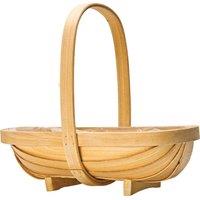 KDMD Trug Basket - Loving Embrace 35cm L in Brown