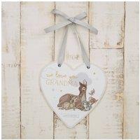 KDMD Disney Magical Beginnings Bambi Plaque - Grandma in White