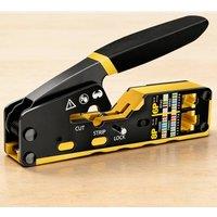 Ventryn RJ45 Pass Through Crimp Tool Kit Ethernet Cable Crimper Set