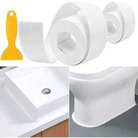 NESTLUNE White 1pcs Kitchen Bathroom Self-Adhesive Caulk Strip Sealant Tape | Size: 10000mm x 520mm