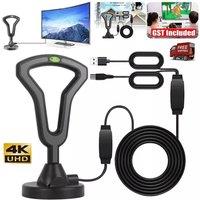 NESTLUNE TV Antenna Portable Digital For Freeview Aerial Ariel in Black
