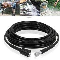 FLAVORA 10M Replacement High Pressure Washer Hose Heavy Duty in Black | Size: 1.25kg