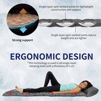 EONLION Grey Mat Camping Sleeping Self Inflating Mattress Bed